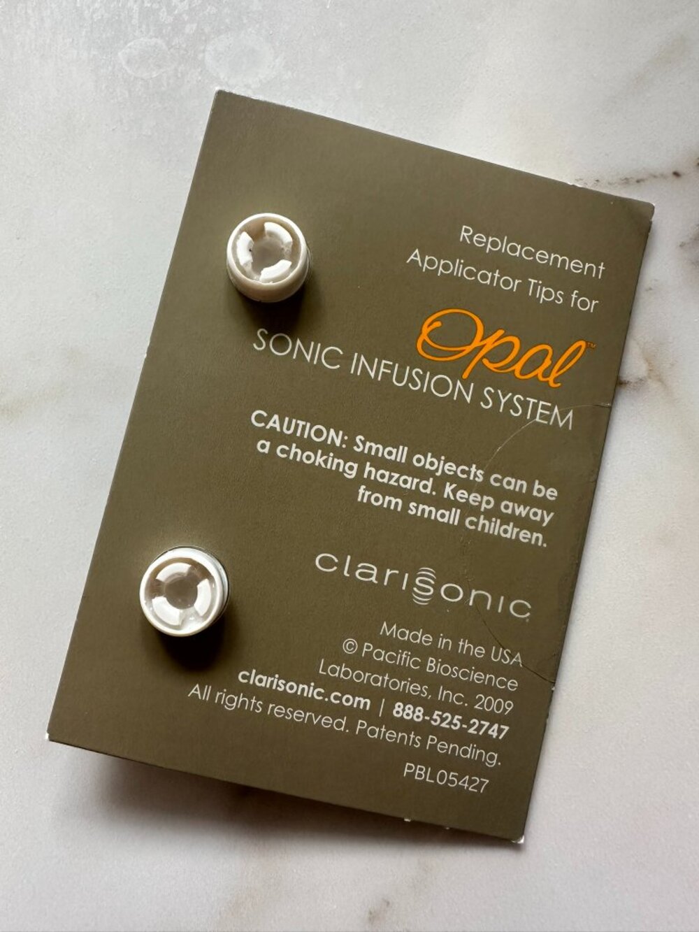 NEW! ClariSonic Opal Sonic Infusion System Replacement Applicator Tips SET OF 2